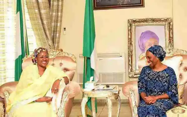 Aisha Buhari And Dolapo Osinbajo In Adorable Photo